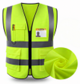 反光背心-荧光黄针织款