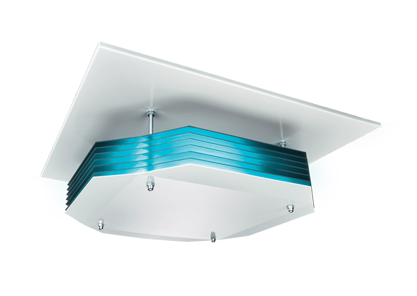 吊顶式上层空气UV-C紫外线空气消毒系统